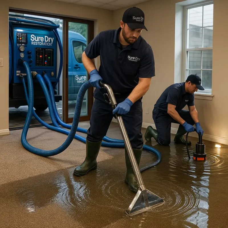 Water Extraction and Removal process in Quitman, GA